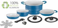 Pot set Brunner Carezza 7+1 8-pcs. Col. blue