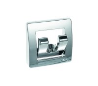 Clothes rack, foldable 2 hooks col. high-gloss chrome