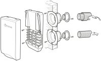 Wandkaminset 2 S2200 für Truma S2200