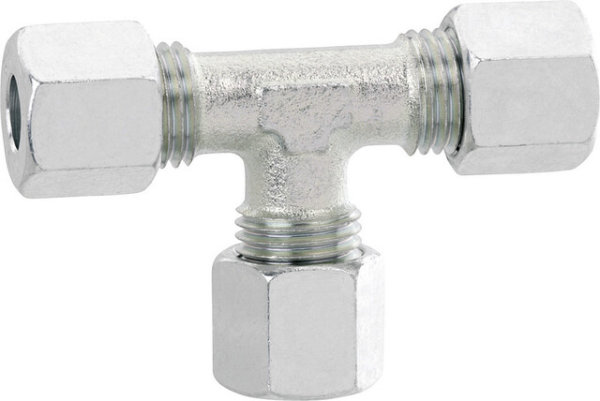 Cutting ring screw connection T 3 x RVS 8