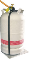 Gas bottle holder up to 11 kg