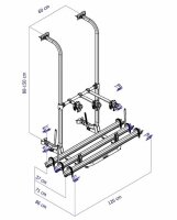 Thule Esse4 CD bicycle rack f. Carado, Sunlight,...