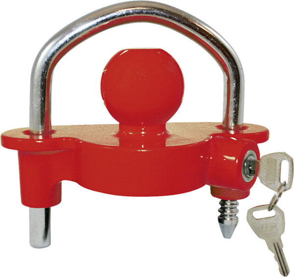 Coupling lock H.A.B.A. Alu-Queen colour red