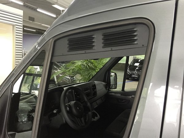 Fahrerhaus-Lüftungsgitter für Wohnmobile MB Sprinter ab 06/2018 Mod. 2018 Farbe schwarz Inhalt 2 Stück