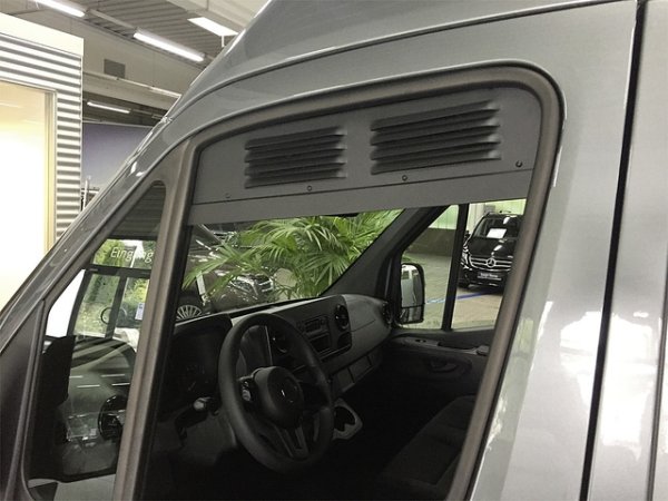 Fahrerhaus-Lüftungsgitter für Wohnmobile MB Sprinter ab 1995 bis 2006 Farbe schwarz Inhalt 2 Stück
