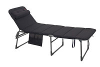 Chaise longue CRESPO Air-Deluxe Alu Noir