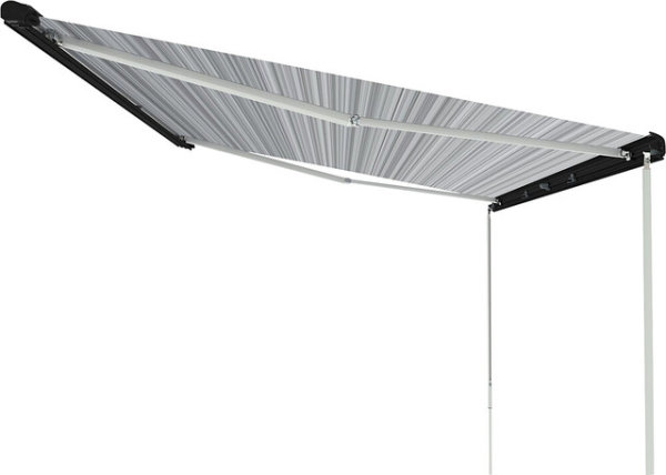 Roof awning set FIAMMA F80 S Fiat Ducato 370 x 250 cm Fabric col. royal grey Housing col. deep black