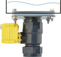 Robinet boisseau sphér. élec. pour raccord direct réservoir