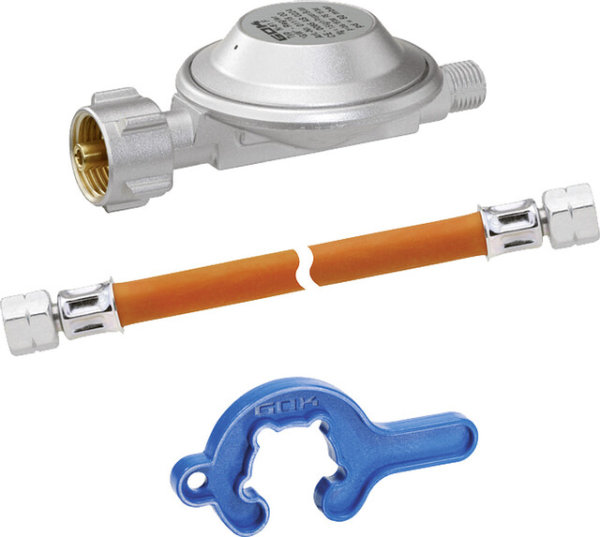 Set réglage GOK, type EN 61 DS G 1 / 4 LH-ÜM x G 1 / 4 LH-ÜM x RST 400 mm