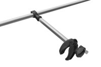 Spacer bracket THULE Bike Holder 4 length 15 cm with lock + Acu Tight rotary handle colour silver