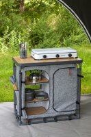 Küchenschrank Bo-Camp Kitchen Island Hampton Farbe grau