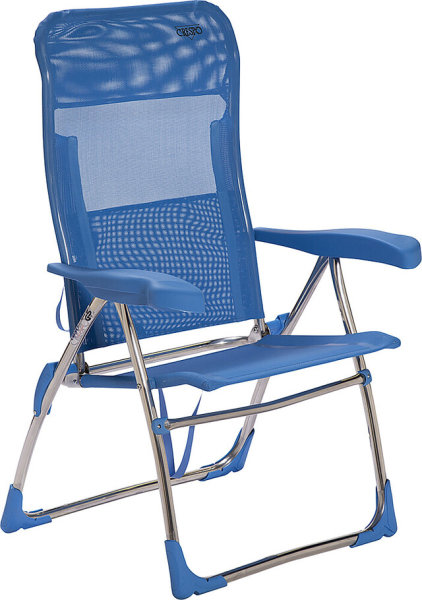 Beach chair CRESPO Beach Chair Nytexine 64 x 98 x 56 cm Colour grey