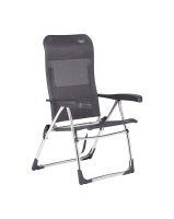 Strandstuhl CRESPO Beach Chair Nytexine Alu, Farbe dunkelgrau