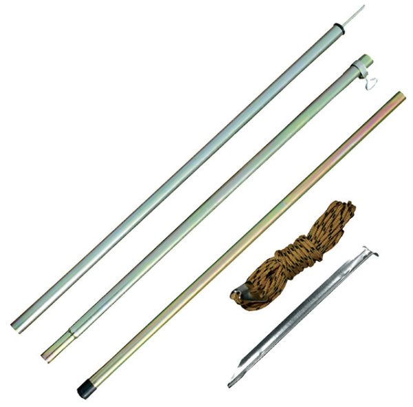 EuroTrail pole set for canopy Steel 140/200 cm - 22 mm 2 pc. Steel 170/250 cm - 22 mm 1 pc.