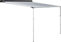 Wall awning Thule 3200 270 x 250 cm Fabric col. uni grey Housing col. anthracite