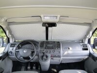 Verdunkelungssystem REMIfront IV Renault Master ab 04 / 2011 mit Regensensor Rahmen grau / Plisse beige