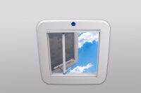 Dachfenster roofSTAR 4 motorisiert mit Zwangsent- lüftung mit Beleuchtung 40 x 40 cm