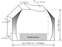 Fahrradschutzhülle HINDERMANN Professional