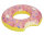 Swim ring Happy People Donut XXL with handle Colour multicoloured