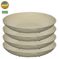 Assiette cr. koziol Club Plate 22 cm, lot de 4 couleur nature desert sand