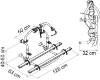 Fiamma bicycle rack Carry Bike Pro C SLB 2 bikes, load...