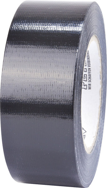 Ruban tissu uni Petec 50 m x 48 mm, noir