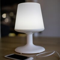 Lampe rechargeable koziol LIGHT TO GO couleur cotton white