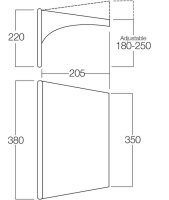 Sail shade Vango Air Beam Sky Canopy for Caravan & Motorhome 3.5 m