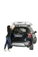 Dachzelt AirPass Variant Large 210 x 160 Farbe grau / weiß