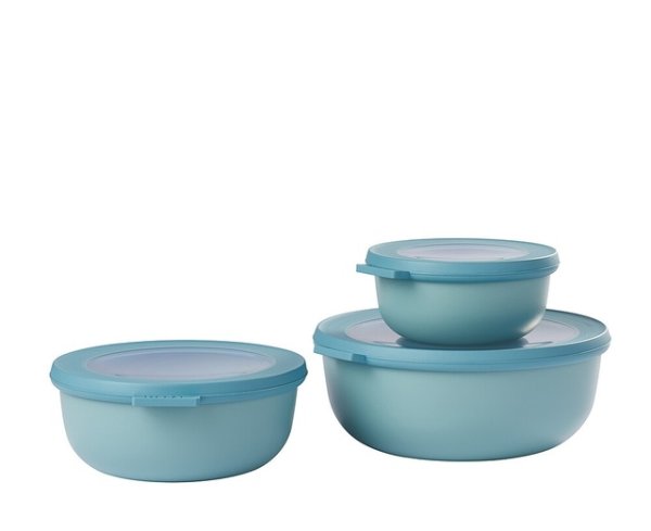Multischüssel-Set MEPAL Cirqula rund 3-teilig Farbe nordic white