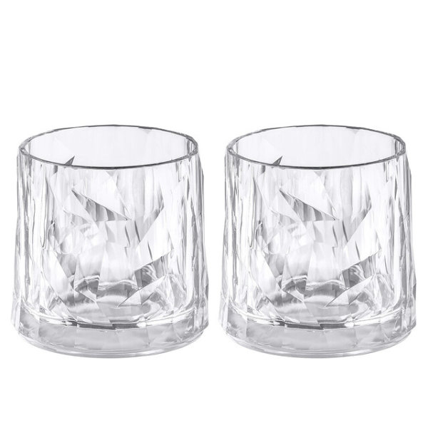 Verre à eau koziol CLUB No. 2 Superverre 250 ml, lot de 2 Farbe crystal clear