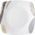 Brunner melamine dessert plate Khadi 20 x 20 cm Col. white/brown