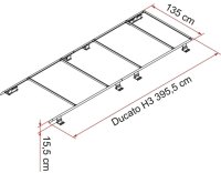 Dachträgersystem Fiamma Roof Rail Ducato H3