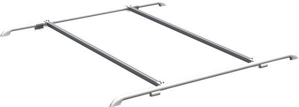Galerie de toit Thule Deluxe long. 3m, charge admise 70kg argent/anodisé Contenu 2 pcs.