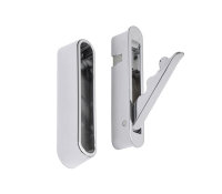 Clothes hook, foldable Colour high-gloss chrome