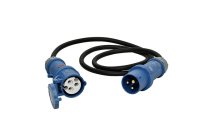 Coupling CEE with indicator light Cable length 1.5 m