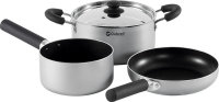 Batterie cuisine Outwell Feast M _2 casseroles, 1 poêle_