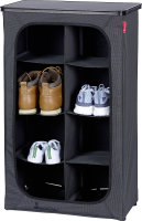 Organiseur de chaussures Isabella pliable anthracite