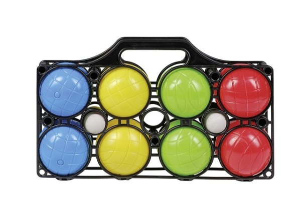 Jeu de Boccia HAPPY PEOPLE avec 8 billes