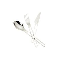 Besteckset Edelstahl PRIMUS Leisure Cutlery 3-tlg. Fb. grey