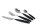 Besteckset gimex stainless steel 16-pcs., colour black