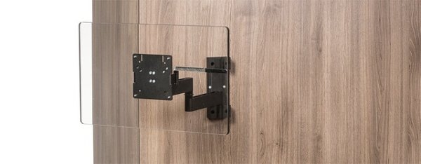 TV wall bracket Caratec Flex CFW304AS with 3 pivots Colour black