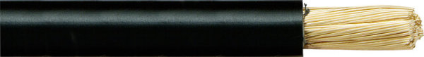 Batteriekabel hochflexibel 25 qmm Farbe schwarz 1 m