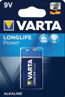 Batterie Varta Longlife Power E-Block 9 V  Inhalt: 1...