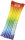 Matelas HAPPY PEOPLE Rainbow, multicolore