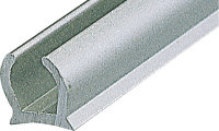 Alu wind guard rail 3 m colour silver