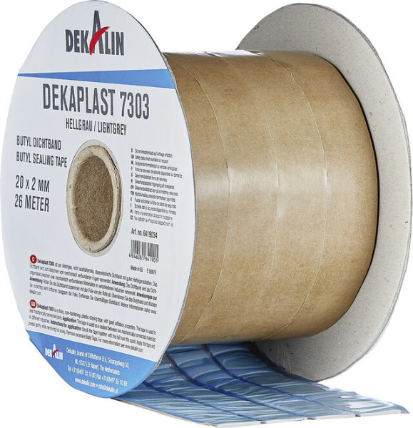 Abdichtband DEKALIN Dekaplast 7303, 20 x 2 mm 26 m Rolle