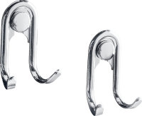 Double hook WENKO Style Set of 2, col. shiny silver