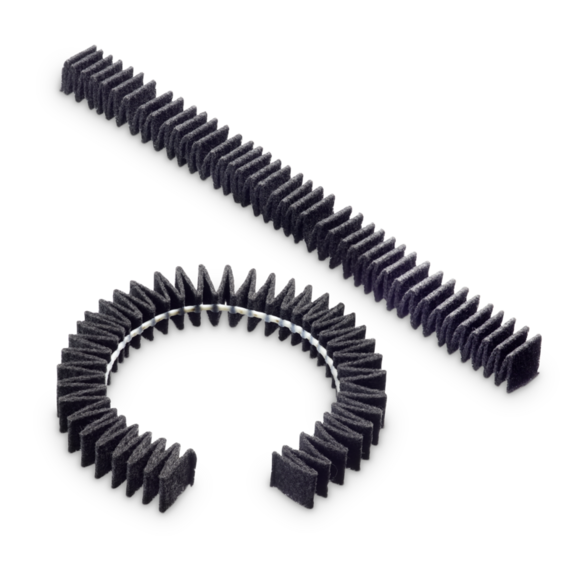 Activated carbon filter 2-pack for extractor hood