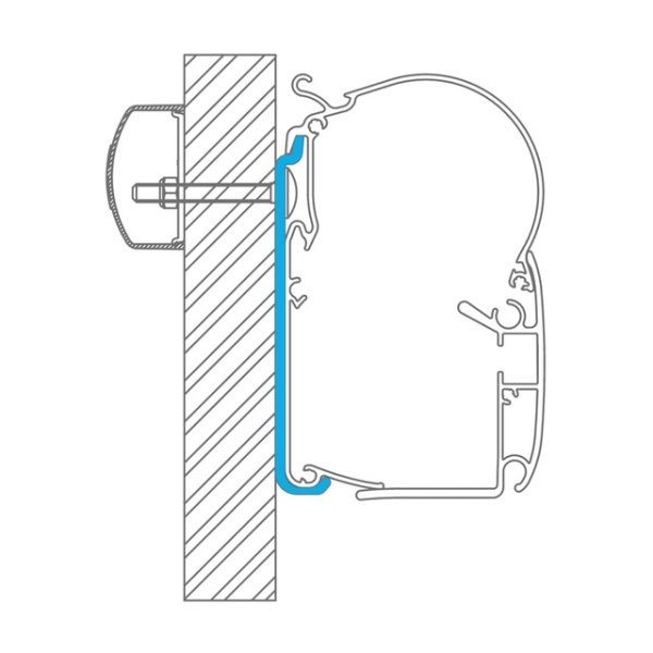 Dometic awning adapter PW1100, PW1500 for Jumpy, Expert, ProAce 2016 LHT